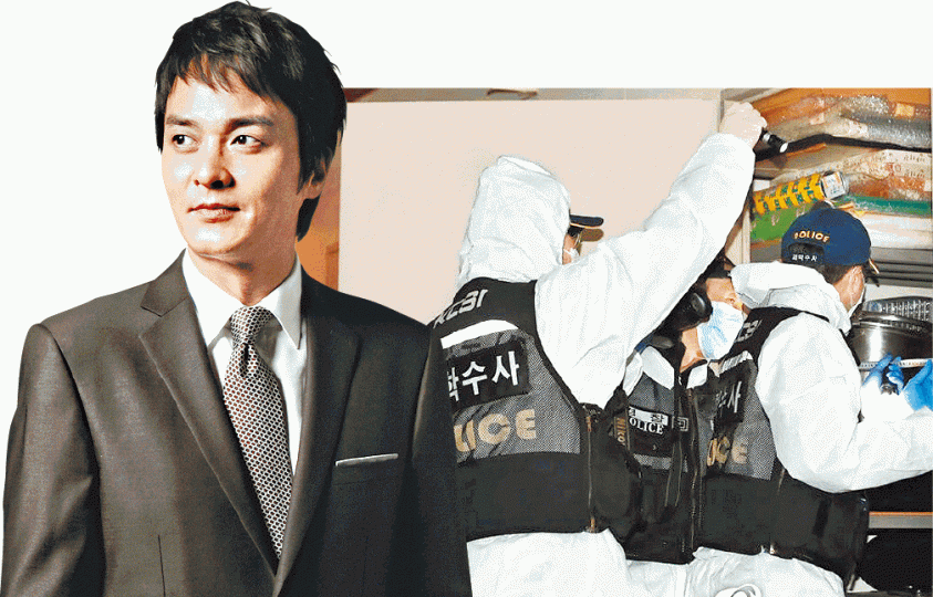 南韓演員趙敏基(左圖)涉性侵上吊身亡。資料圖片 南韓演員趙敏基(左圖)涉性侵上吊身亡。資料圖片