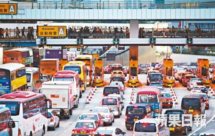 紅隧加價方案遭各黨派強烈質疑。謝榮耀攝 紅隧加價方案遭各黨派強烈質疑。謝榮耀攝