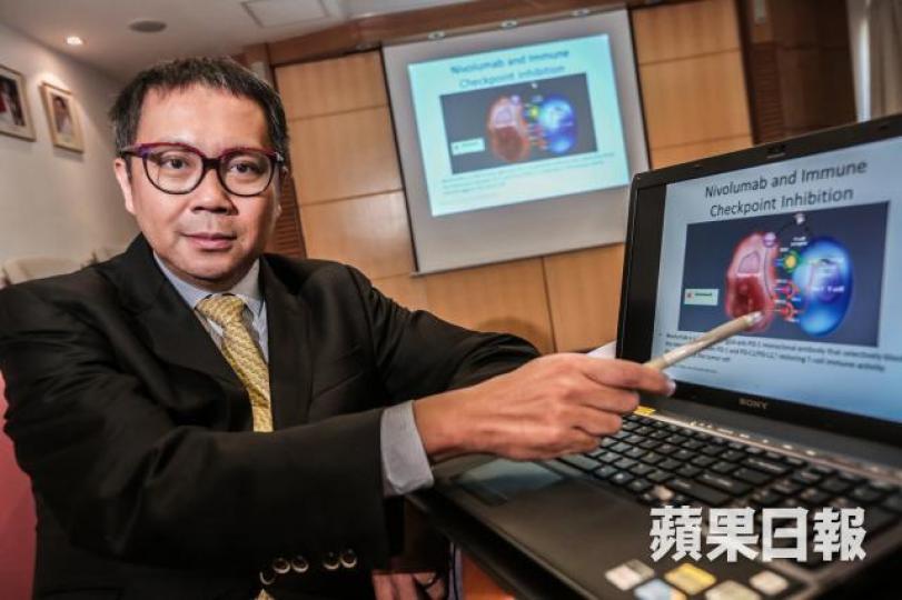 香港大學醫學院內科學系臨床副教授邱宗祥表示,肝臟沒有痛感神經,大部份肝癌病人初時不知自己患病。 香港大學醫學院內科學系臨床副教授邱宗祥表示,肝臟沒有痛感神經,大部份肝癌病人初時不知自己患病。
