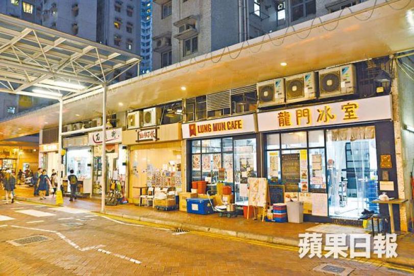 龍門居有不少特色餐廳。何耀勤攝 龍門居有不少特色餐廳。何耀勤攝