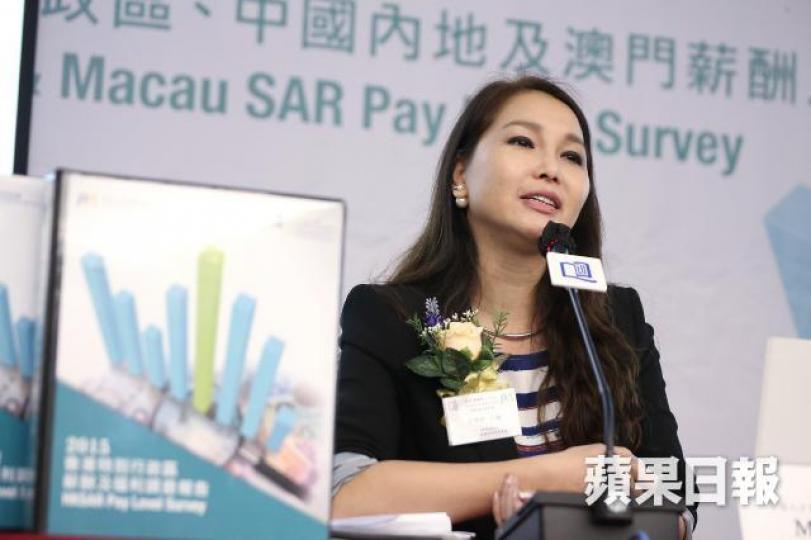 人才管理協會副會長黃諫珍表示,中美貿易戰影響下,僱主調整薪金時會採取態度審慎。資料圖片 人才管理協會副會長黃諫珍表示,中美貿易戰影響下,僱主調整薪金時會採取態度審慎。資料圖片
