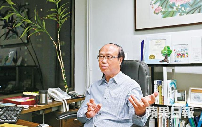 資深工程師黎廣德斥環諮會猶如橡皮圖章。黎樹雄攝
