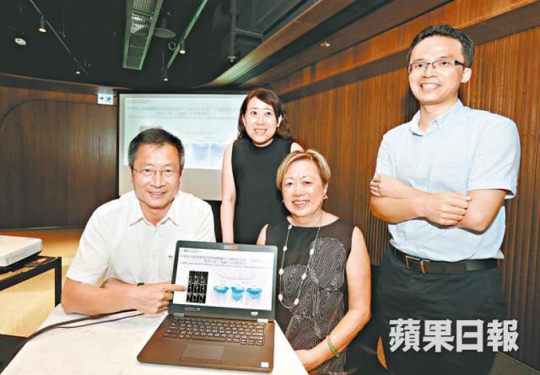 港大研究人員成功利用抑制劑,幫助患上侏儒症的老鼠生長骨骼。黃耀興攝 港大研究人員成功利用抑制劑,幫助患上侏儒症的老鼠生長骨骼。黃耀興攝