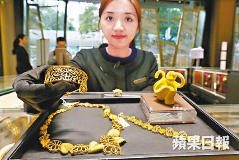 近期資金流入金市,帶動金價造好,創3個月新高。資料圖片 近期資金流入金市,帶動金價造好,創3個月新高。資料圖片