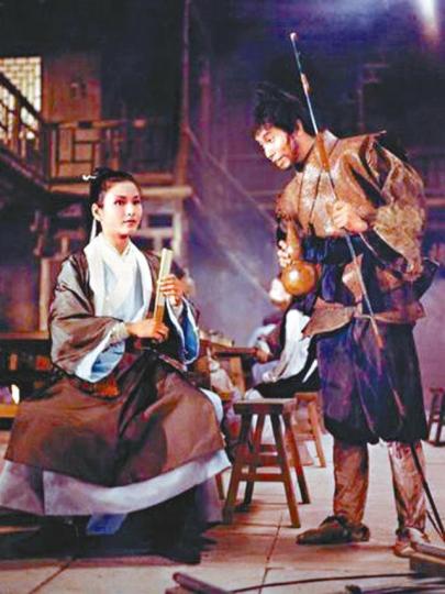 岳華(右)66年拍攝邵氏的《大醉俠》一炮而紅。劇照 岳華(右)66年拍攝邵氏的《大醉俠》一炮而紅。劇照