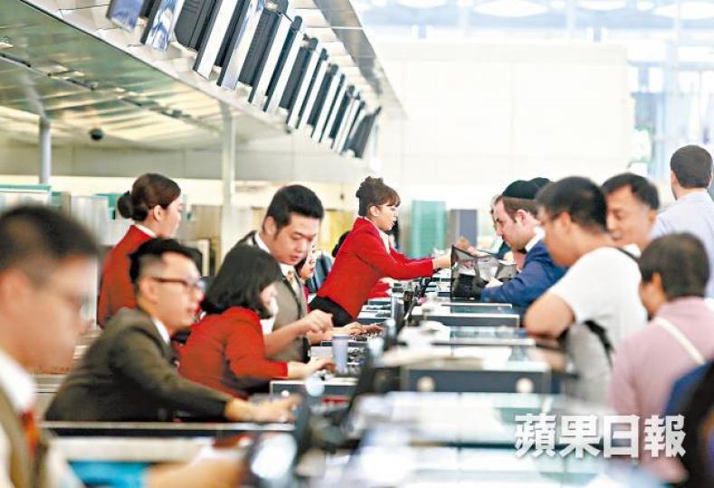 國泰洩露940萬位乘客私隱,卻延報7個月。王子俊攝 國泰洩露940萬位乘客私隱,卻延報7個月。王子俊攝