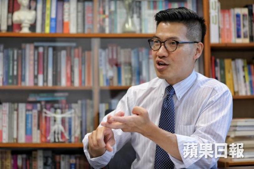 立法會議員范國威批評港鐵為失職砌詞狡辯。資料圖片 立法會議員范國威批評港鐵為失職砌詞狡辯。資料圖片
