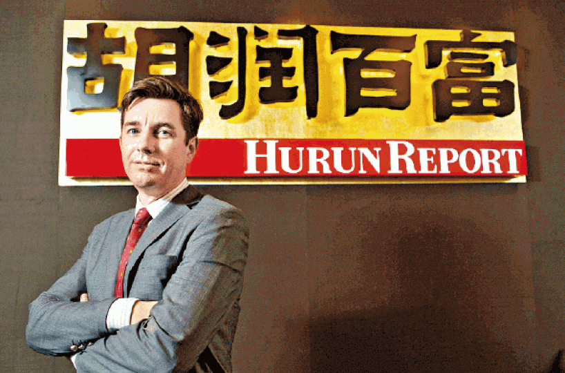 英國註冊會計師胡潤創立《胡潤百富榜》至今近20年。互聯網 英國註冊會計師胡潤創立《胡潤百富榜》至今近20年。互聯網