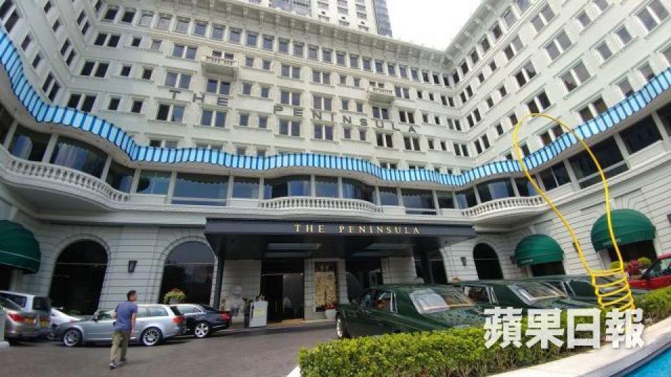 香港半島酒店出租率明顯下跌。資料圖片 香港半島酒店出租率明顯下跌。資料圖片