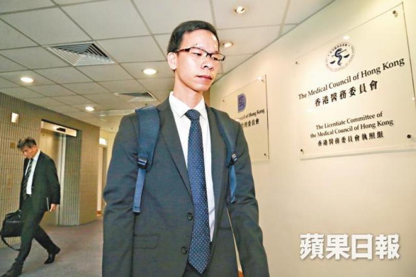 家庭醫生羅錦鈿被控兩項專業失德。何頴賢攝 家庭醫生羅錦鈿被控兩項專業失德。何頴賢攝