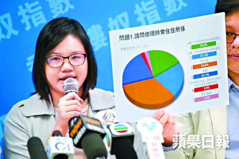 近八成港人認同租住公屋較買樓好。張志華攝 近八成港人認同租住公屋較買樓好。張志華攝