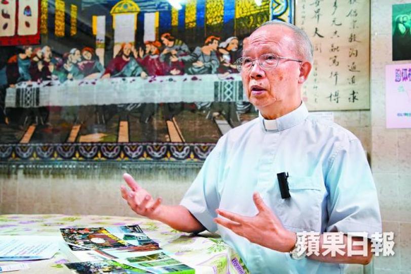 徐錦堯指教會要爭取中國巿場。朱家駿攝 徐錦堯指教會要爭取中國巿場。朱家駿攝