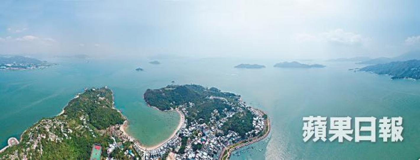 政府計劃在東大嶼填海造地1,700公頃。 政府計劃在東大嶼填海造地1,700公頃。