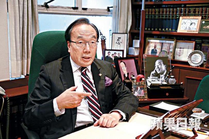 梁家傑周日將赴歐洲議會,反映一國兩制實行情況。資料圖片 梁家傑周日將赴歐洲議會,反映一國兩制實行情況。資料圖片