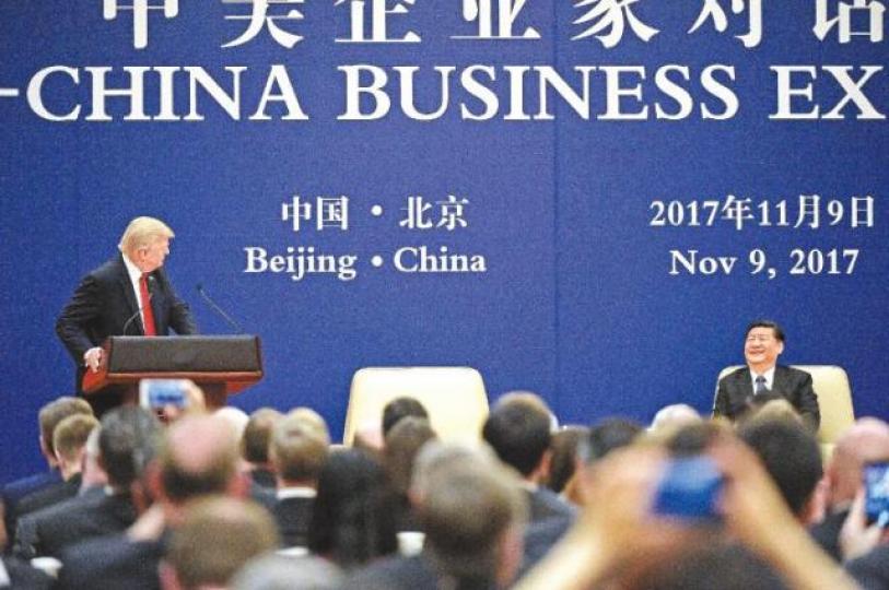 特朗普與習近平將在G20峯會碰頭。資料圖片習近平昨會見美國前國務卿基辛格。 特朗普與習近平將在G20峯會碰頭。資料圖片習近平昨會見美國前國務卿基辛格。