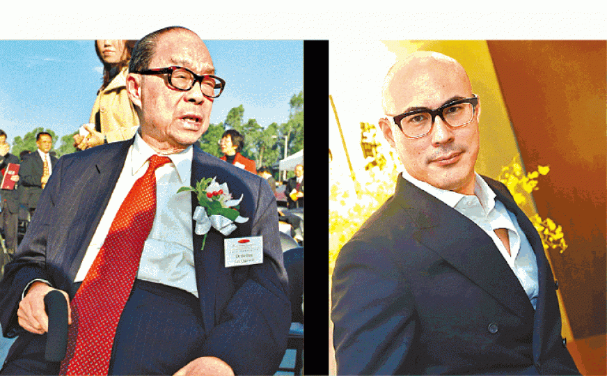 已故恒生董事長利國偉(左圖),與仇國仕(右圖)爺爺仇焱之曾是鄰居。資料圖片在利Sir私人珍藏專場中,明嘉靖/青花「三羊開泰」仰鐘式盌,估價最高700萬元,成交價為2,172萬元。 已故恒生董事長利國偉(左圖),與仇國仕(右圖)爺爺仇焱之曾是鄰居。資料圖片在利Sir私人珍藏專場中,明嘉靖/青花「三羊開泰」仰鐘式盌,估價最高700萬元,成交價為2,172萬元。