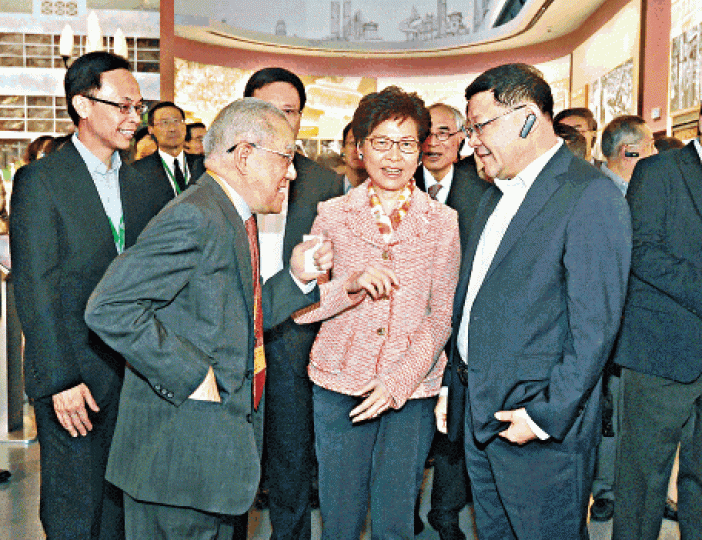 林鄭月娥訪京前加插深圳行程。政府新聞處圖片 林鄭月娥訪京前加插深圳行程。政府新聞處圖片