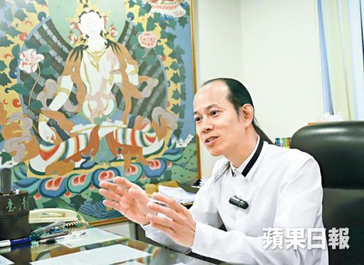 蘇民峰預測,明年香港樓市難有起色。譚德潤攝 蘇民峰預測,明年香港樓市難有起色。譚德潤攝
