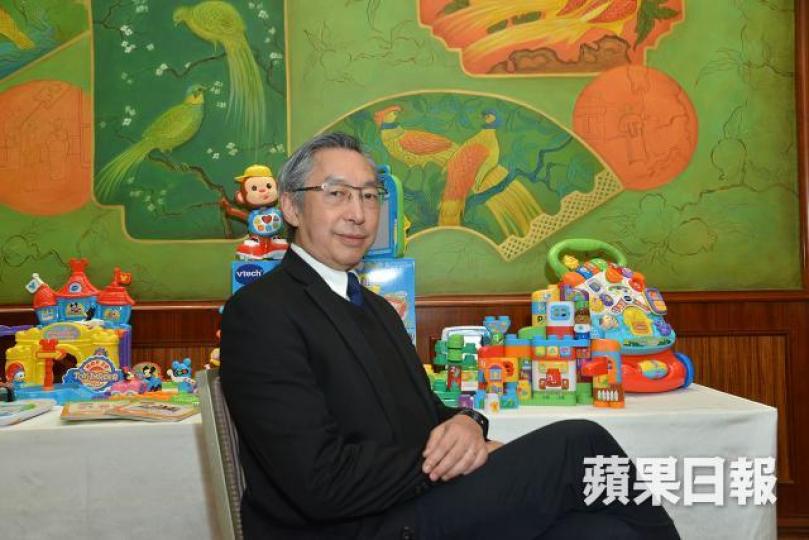 偉易達主席黃子欣。黃偉傑攝 偉易達主席黃子欣。黃偉傑攝