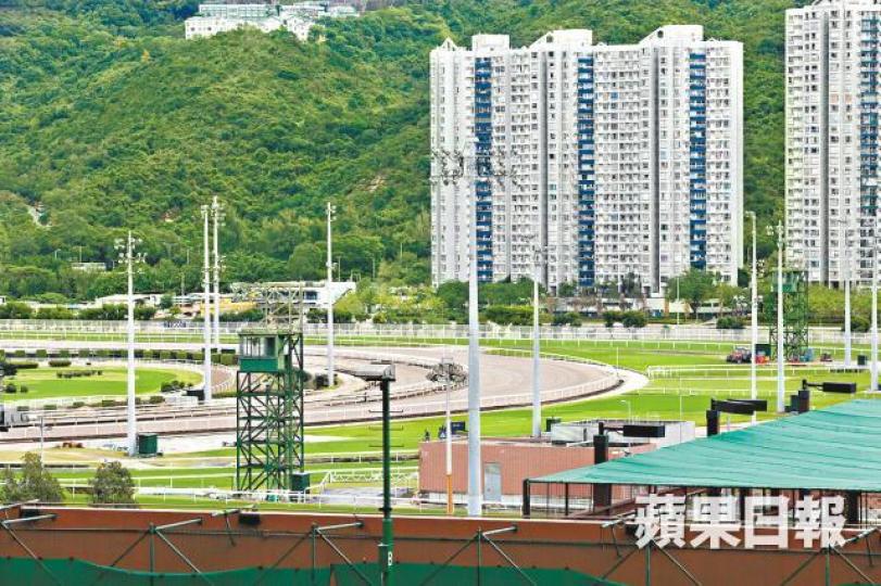 沙田銀禧花園擁有全馬場景。資料圖片 沙田銀禧花園擁有全馬場景。資料圖片