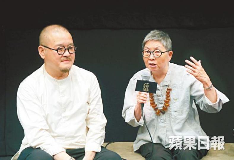 邵家臻(左)及吳靄儀(右)在電影座談會籲各界思考探討佔中案。夏家朗攝 邵家臻(左)及吳靄儀(右)在電影座談會籲各界思考探討佔中案。夏家朗攝