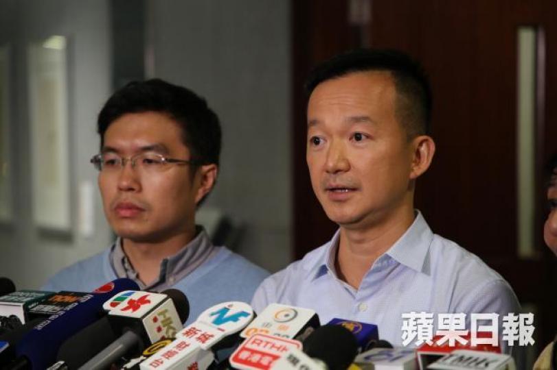 人民力量立法會議員陳志全形容政策進步。 人民力量立法會議員陳志全形容政策進步。