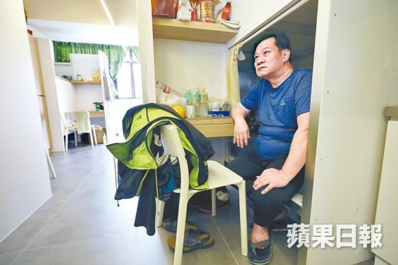 更生人士Tom入住甦屋後遠離損友,更戒掉毒癮。朱永倫攝善導會現設三間甦屋協助更生人士和單親家庭解決住屋需要。 更生人士Tom入住甦屋後遠離損友,更戒掉毒癮。朱永倫攝善導會現設三間甦屋協助更生人士和單親家庭解決住屋需要。