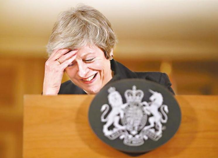 英國首相文翠珊昨日為歐盟簽署脫歐協議作準備。資料圖片 英國首相文翠珊昨日為歐盟簽署脫歐協議作準備。資料圖片