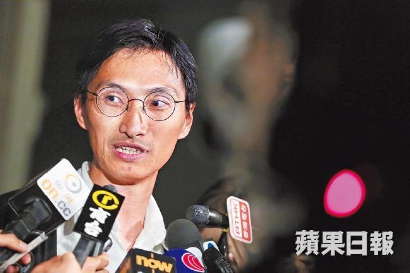 朱凱廸昨晚表示,已向選舉主任表明對方無權進行超出其權力範圍的政治審查。何頴賢攝
朱凱廸昨晚表示,已向選舉主任表明對方無權進行超出其權力範圍的政治審查。何頴賢攝