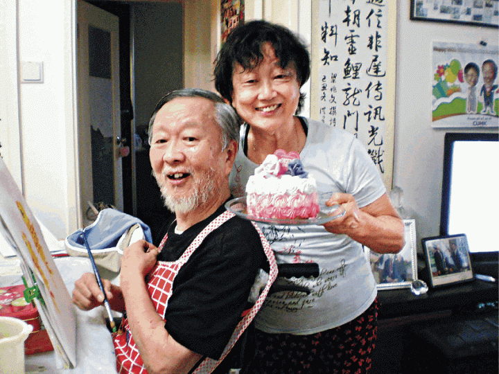 患腦退化症的高錕接受藝術治療五年,愛畫動物不愛畫花草。高錕研發的光纖科技造就互聯網世界。高錕慈善基金提供圖片 患腦退化症的高錕接受藝術治療五年,愛畫動物不愛畫花草。高錕研發的光纖科技造就互聯網世界。高錕慈善基金提供圖片
