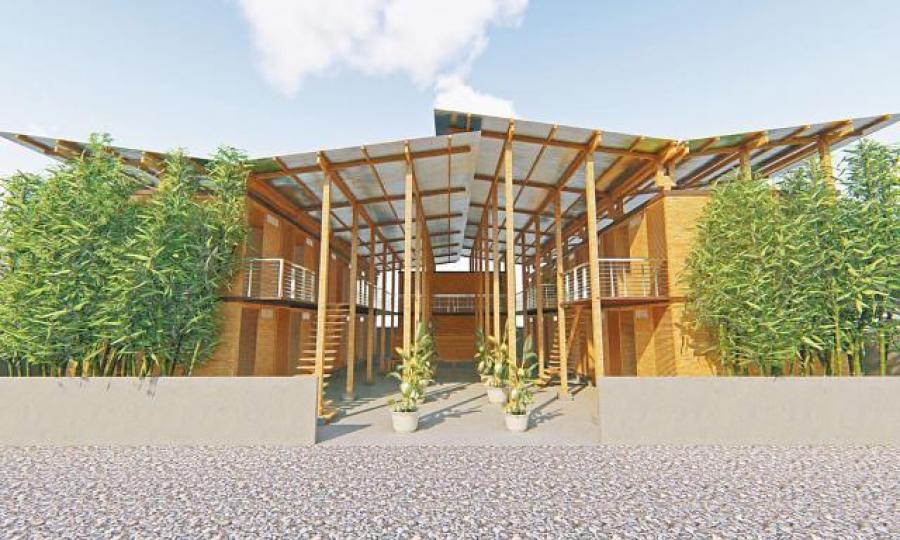 以合成竹材製造的得獎房屋設計CUBO,四小時可以建好一間,可紓緩馬尼拉等大都市與日俱增的勞動人口。互聯網CUBO年輕有為的設計師福拉里斯。互聯網 以合成竹材製造的得獎房屋設計CUBO,四小時可以建好一間,可紓緩馬尼拉等大都市與日俱增的勞動人口。互聯網CUBO年輕有為的設計師福拉里斯。互聯網