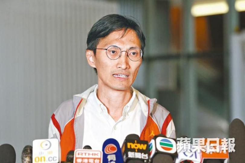 朱凱廸質疑村代表選舉主任無權查詢參選人政治立場。資料圖片 朱凱廸質疑村代表選舉主任無權查詢參選人政治立場。資料圖片