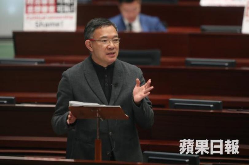謝偉俊強調,早前立會大規模修改《議事規則》做法是「不尋常」。 謝偉俊強調,早前立會大規模修改《議事規則》做法是「不尋常」。
