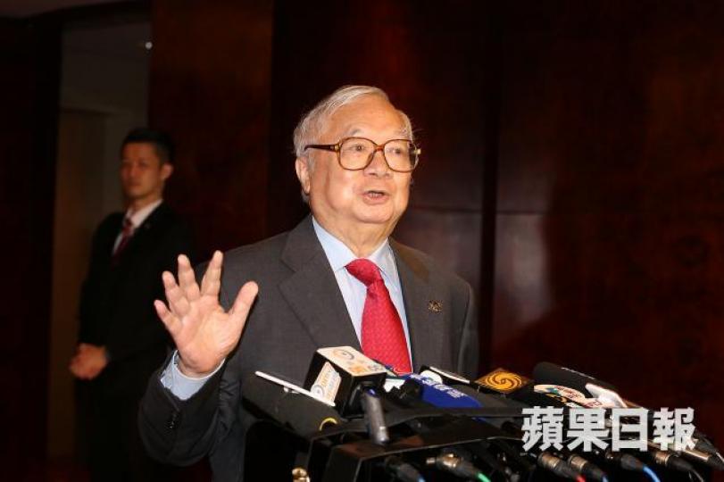 合和實業主席胡應湘。資料圖片