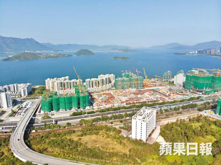 大埔白石角海日灣首錄撻定。 大埔白石角海日灣首錄撻定。