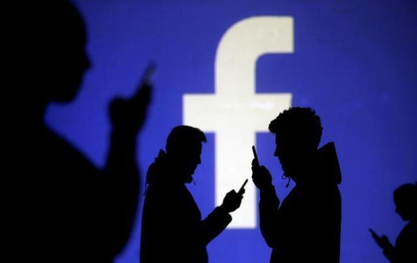facebook曾跌逾2%。資料圖片 facebook曾跌逾2%。資料圖片