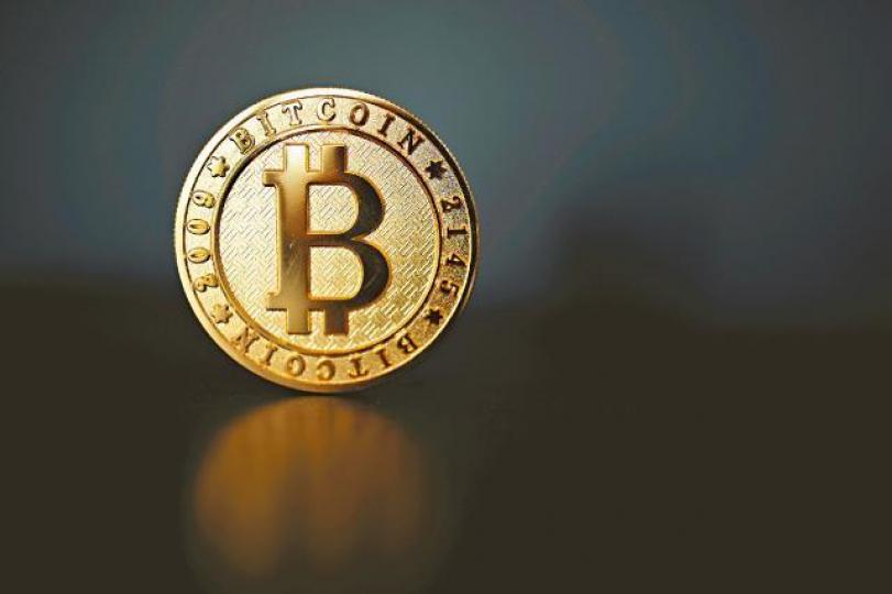 比特幣單日跌幅逾一成。資料圖片 比特幣單日跌幅逾一成。資料圖片