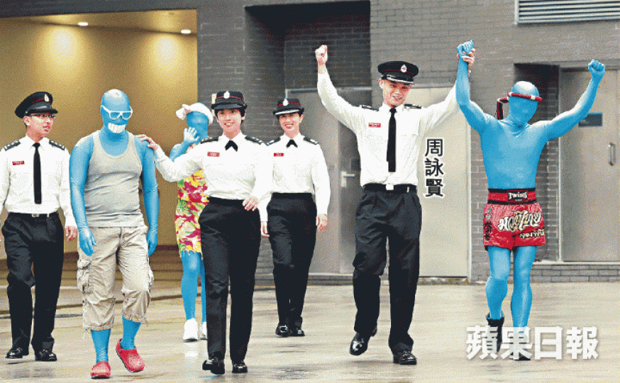 周詠賢設計了「任何仁」,向市民灌輸急救知識。 馬泉崇攝 周詠賢設計了「任何仁」,向市民灌輸急救知識。 馬泉崇攝