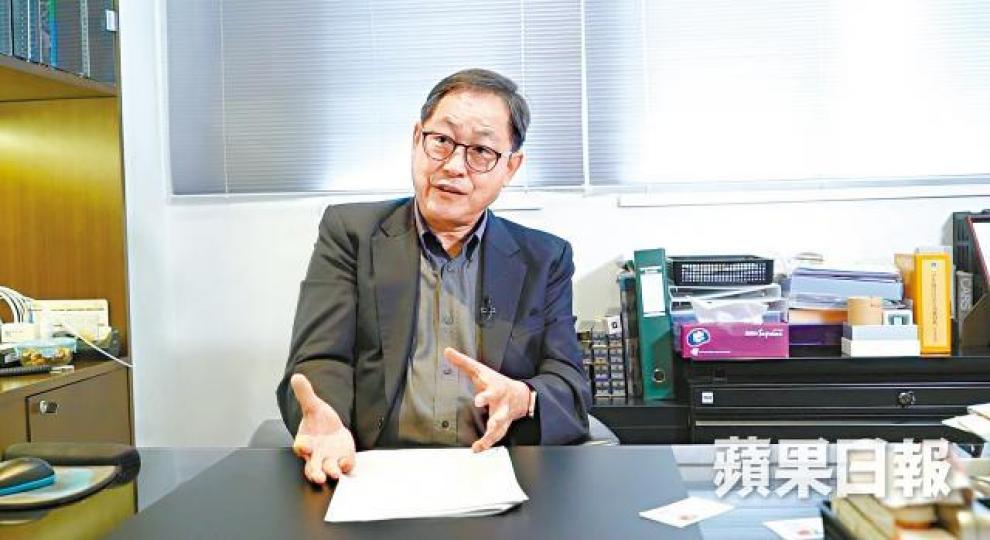 袁鯤濤寄語青年「最緊要知道未來個勢」。 袁鯤濤寄語青年「最緊要知道未來個勢」。