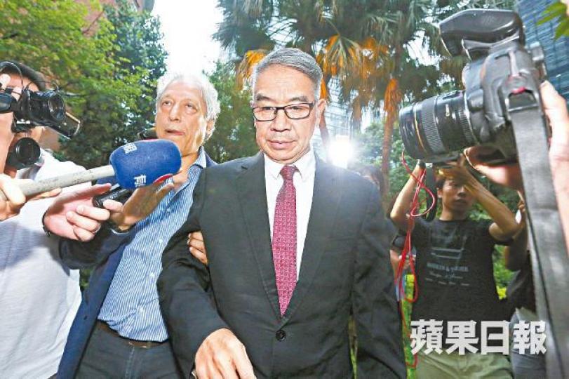 因洗黑錢被判監的楊家誠,預料下月中出獄。資料圖片 因洗黑錢被判監的楊家誠,預料下月中出獄。資料圖片