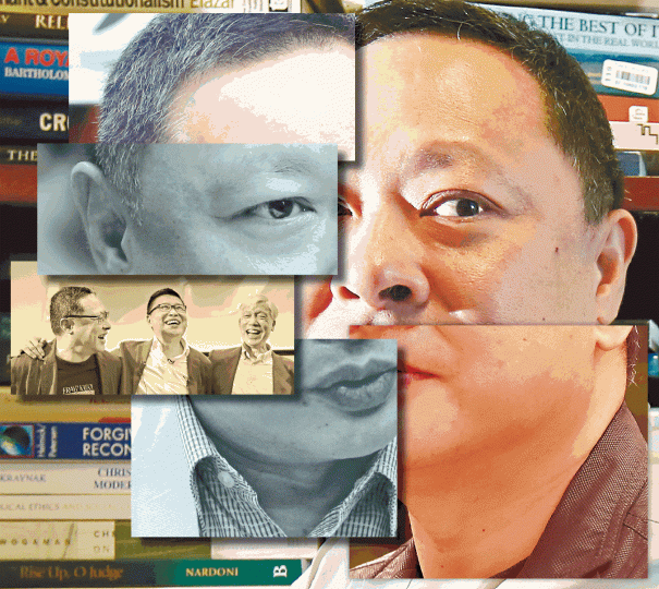 1987年戴耀廷第一次參加公民抗命,帶領遊行,反對《公安條例》修訂。 1987年戴耀廷第一次參加公民抗命,帶領遊行,反對《公安條例》修訂。