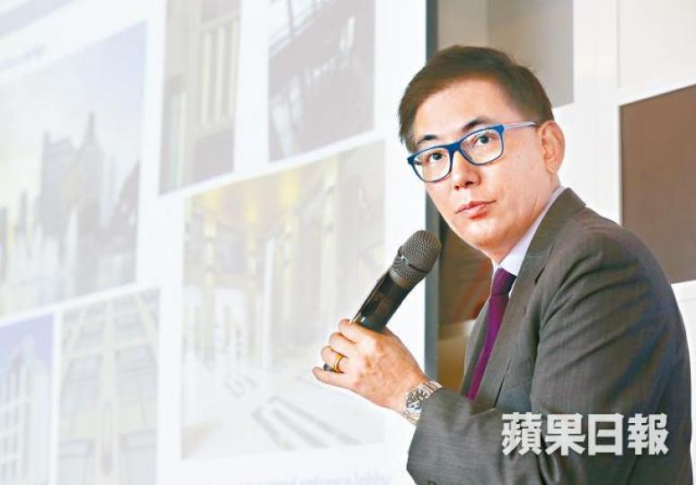 領展行政總裁王國龍。
領展行政總裁王國龍。