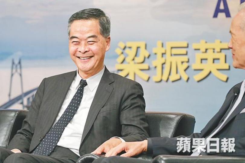 梁振英被查四年後,終獲律政司放生。 梁振英被查四年後,終獲律政司放生。