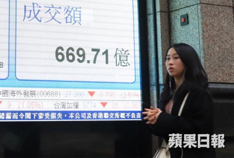 專家指聖誕臨近,市場失戰意,料港股大幅炒上的機會不大。資料圖片 專家指聖誕臨近,市場失戰意,料港股大幅炒上的機會不大。資料圖片
