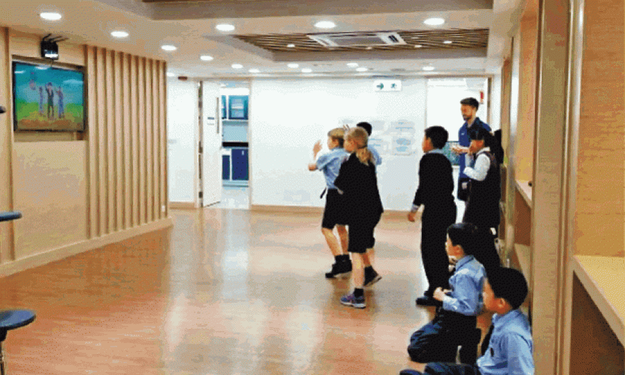 凱莉山涉在好兆年行3樓違規辦學。資料圖片 凱莉山涉在好兆年行3樓違規辦學。資料圖片