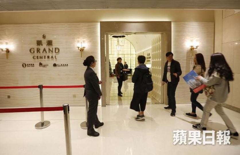 凱滙昨再加推100伙。鄒潔珊攝 凱滙昨再加推100伙。鄒潔珊攝