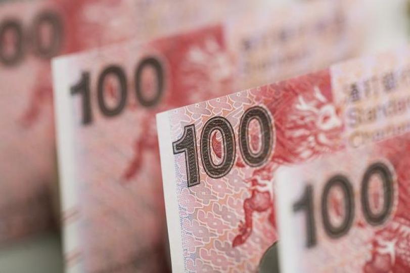 港滙昨一度跌穿每美元兌7.84港元。 港滙昨一度跌穿每美元兌7.84港元。