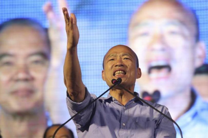 韓國瑜推動開放中國人到高雄投資房地產，一旦高雄未來轉綠，大陸收水，經濟好易玩完。　資料圖片

