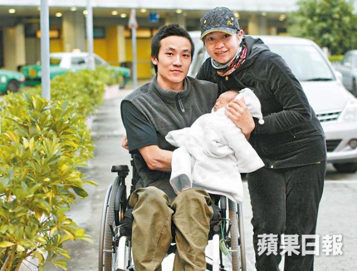 黎志偉意外後一度閃過自殺念頭,但愛妻及兒子令他振作。 黎志偉意外後一度閃過自殺念頭,但愛妻及兒子令他振作。
