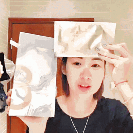 藝人莊思敏曾在社交網站拍片試用「女神面膜」。